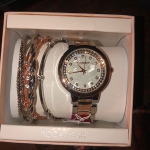 Watch and bracelet set